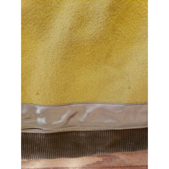 Vtg Corduroy Rancher Jacket Mens 42 Brown Faux Fur Collar Cortefiel Coat Spain - Picture 10 of 12